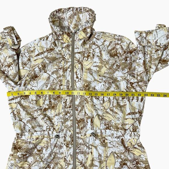 Vintage Westbound Jacket Size Large Tab Sleeve Ruffle Neck Full Zip Lightweight - Picture 10 of 14